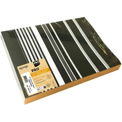 Pronappe 334170I Schachtel mit 400 Dekor-Tischsets, geprägtes Recyclingpapier 80g, Smoking - Format 30x40cm - Rauchen