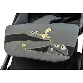 Osann Boogy Kinderwagen Buggy mit Liegefunktion ab Geburt bis 22 kg - inklusive Regenverdeck, Transporttasche und Babyschalen-Adapter // Monster