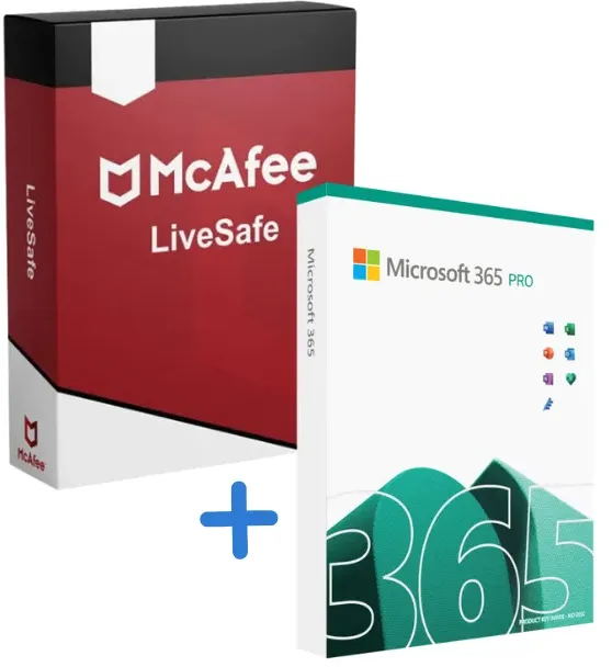 Office 365 und McAfee LiveSafe Bundle – 1 Jahr Lizenz