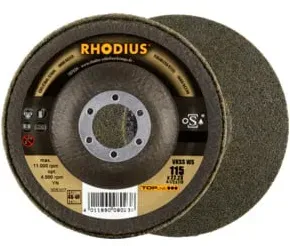 RHODIUS TOPline VKSS WS Vlieskompaktscheibe 115 x 22,23 mm 4S-very fine