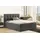 kaiser möbel Boxbett, Dunkelgrau, H3, 160x200 cm, Schlafzimmer, Betten, Boxspringbetten
