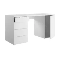 Composad Schreibtisch Espresso Dekor Weiß