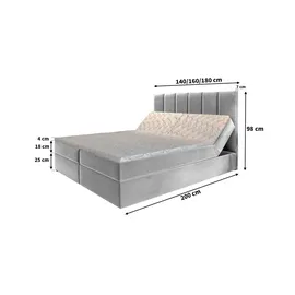 masseno Barino 160 x 200 cm H2 Beige