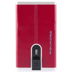 Piquadro Blue Square Kreditkartenetui RFID Leder 6 cm red