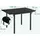 Relaxdays Klapptisch 120 x 76 x 78 cm schwarz