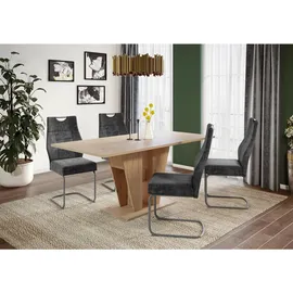 Hela Linda 2er Set Esszimmerstuhl Schwingstuhl BESTSELLER« schwarz