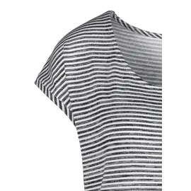 VIVANCE Kurzarmshirt mit Streifendesign Blau 36/38