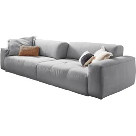Candy Big-Sofa 3C CANDY "Yoshy Mega Sofa mit Komfortfunktionen, modern und bequem", grau, B:298cm H:74cm T:120cm, 88% Polyester, 12% Polyacryl, Sofas, Big-Sofa, Zwei Sitztiefen durch verstellbare Rückenlehne, Bezug in Cord