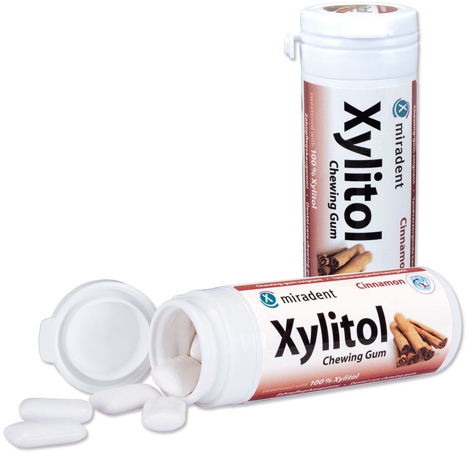 miradent Xylitol Chewing Gum Zimt Kaugummi 30 St 30 St Kaugummi