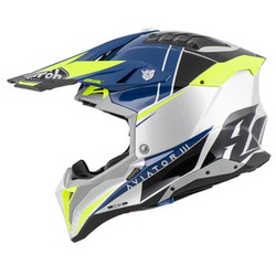 Aviator III Push Cross Helm silber L