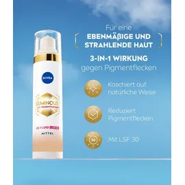 NIVEA LUMINOUS630® 3in1 Mittel Gesichtsfluid 40,0 ml