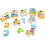 GoKi Geburtstagszug Lok mit 7 Anhängern