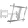 Multibrackets Flex Thin II weiß TV-Wandhalterung