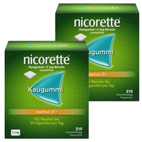 2x nicorette Kaugummi freshfruit 2 mg 2x210 St