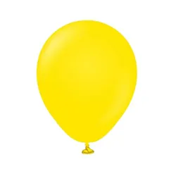 Ballon 12,5 cm 20 Stück - pastellgelb