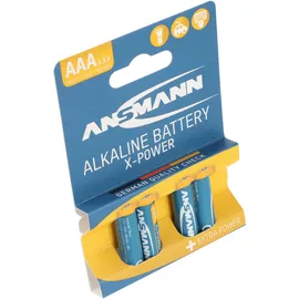 Ansmann X-Power Alkaline Batterie Micro AAA 4 St.