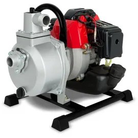 Eberth Wasserpumpe 2PS 12.000l/h 17,5m Förderhöhe 1 Zoll Anschluss 2-Takt-Motor mit 7m Ansaughöhe