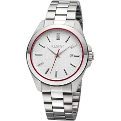 Regent 11150784 Herrenuhr Quarz Stahl/Silberfarben