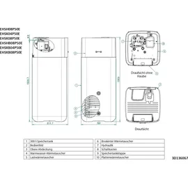 Daikin Altherma 3 R ECH2O 508 H/C Biv | H/K + 500L