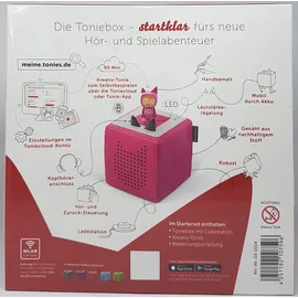 Tonies Toniebox Starterset pink mit Kreativ-Tonie