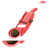 TNS 3000 GEMÜSEHOBEL ROT TNS 3000 Multireibe, Gurkenhobel, Julienne Schneider Einer für Alles Schneidet Stifte oder Würfel, dick oder dünn