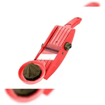 TNS 3000 GEMÜSEHOBEL ROT TNS 3000 Multireibe, Gurkenhobel, Julienne Schneider Einer für Alles Schneidet Stifte oder Würfel, dick oder dünn