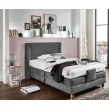 Westfalia Schlafkomfort Boxbett 134 x 214 cm Grau