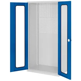Kappes ®RasterPlan Schubladenschränke 1950x1000x600mm Sichtfenstertüren Modell 30 enzianblau