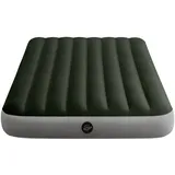 Intex Prestige Downy Doppelbett Mit Pumpe Und Fiber-tech-matratze - Green / Grey - 137 x 191 x 25 cm