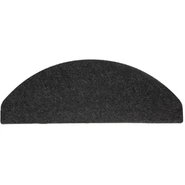 vidaXL Stufenmatten Selbstklebend 15 Stk. 65x22,5x3,5 cm Schwarz