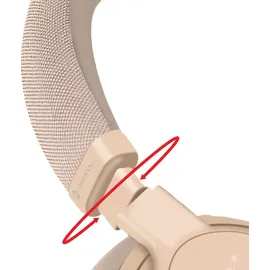 forcell F-AUDIO Kabellose Over-Ear-Kopfhörer ANC Touch Beat Bluetooth Kopfhörer 500mAh Rosa