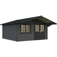 Palmako Gartenhaus Britta 17,5 m2 - 40 mm Grau