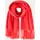 Tom Tailor Schal mit Fransen Rot