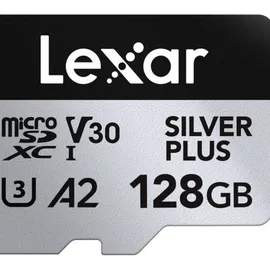 Lexar microSDXC Silver Plus UHS-I 128GB V30| Preis nach Code NIKOLAUS