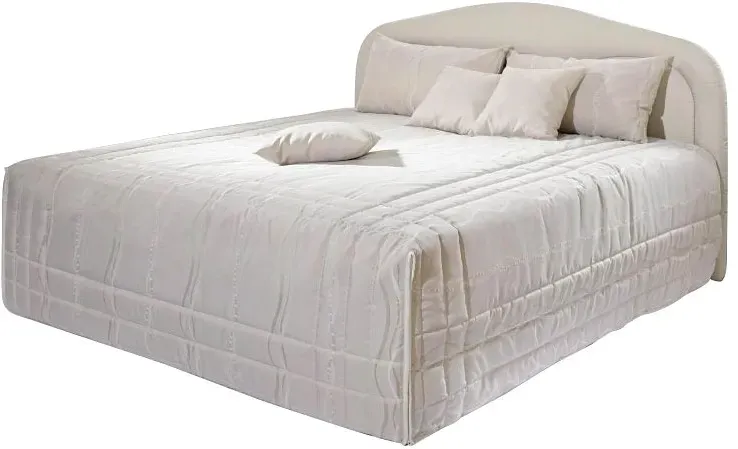 Tagesdecke, beige, B:257cm L:250cm, Polyester, WESTFALIA SCHLAFKOMFORT, Tagesdecken