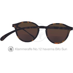 Lesebrille No.12 Klammeraffe SUN Bifokal havanna