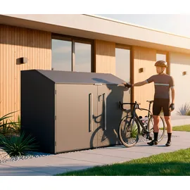 Tchibo Fahrradgarage Linea anthrazit 100x200x154cm