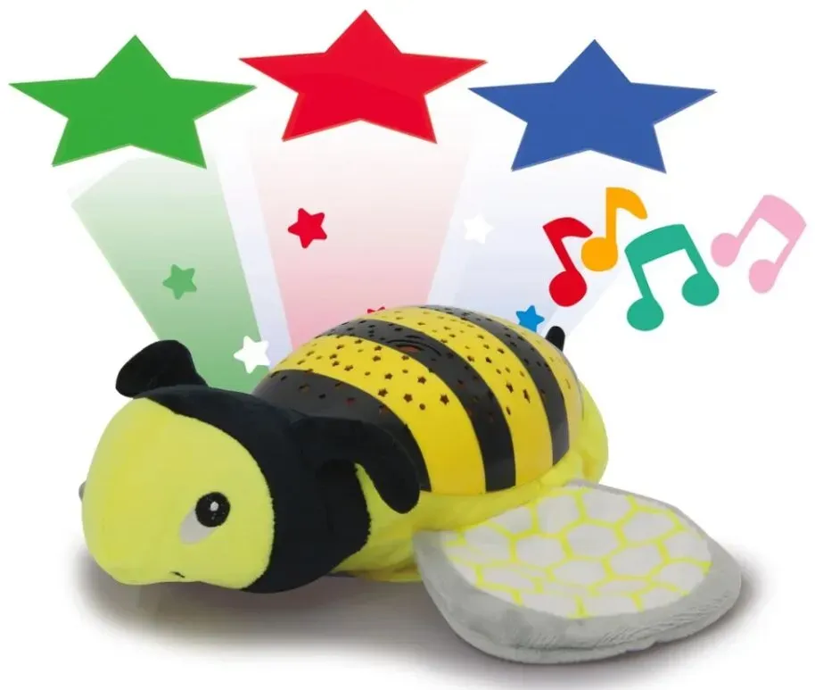 Jamara Dreamy Bee Baby-Nachtlicht Freistehend Schwarz, Gelb LED