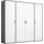 Rauch Wäscheschrank VOYAGER Otto ́s Choice 187 x 194 x 53 cm Grau