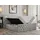 MKS Meble Boxspringbett 140x200 mit Led, Polsterbett 140x200 mit LED Kopfteil - Multipocket-Matratze H3 - Doppelbett mit Bettkasten Stauraumbet - GOLD-9 - 14... - Hellgrau