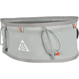 Nike ACG Goat Belt Outdoor Gürtel Hiking Trekking Trail Running Sport Gürtel verstellbar, Grey Fog/Safety Orange/Summit White, M