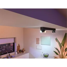 Philips Hue White and Colour Ambiance Centris 4-flg. schwarz