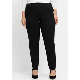 sheego Schlupfhose in schwarz | Gr.: 50