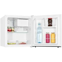 Exquisit Mini Kühlschrank KB45-0-011E weiss | Kompakt | Nutzinhalt: 45 L | Temperaturregelung
