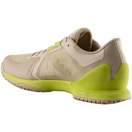 Head Sprint Pro 3.5 Hartplatzschuhe - Macadamia / Lime - EU 42