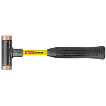 PB SWISS TOOLS Rückschlagfreier Hammer mit Kupfer-Einsätzen 40 mm