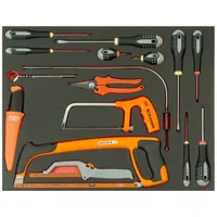 BAHCO Fit&go 3/3 Werkzeugsatz Schraubendreher und Schneidwerkzeug 16-tlg. mehrfarbig