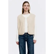 street one studio Kurzweste Beige 44