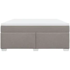 vidaXL Boxspringbett 180 x 200 cm Taupe