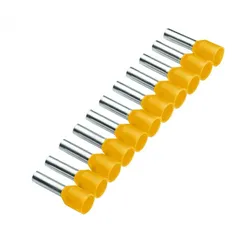 Cimco 184484, Pin-Anschluss, Kupfer, Gerade, Gelb, Verzinntes Kupfer, Polypropyl